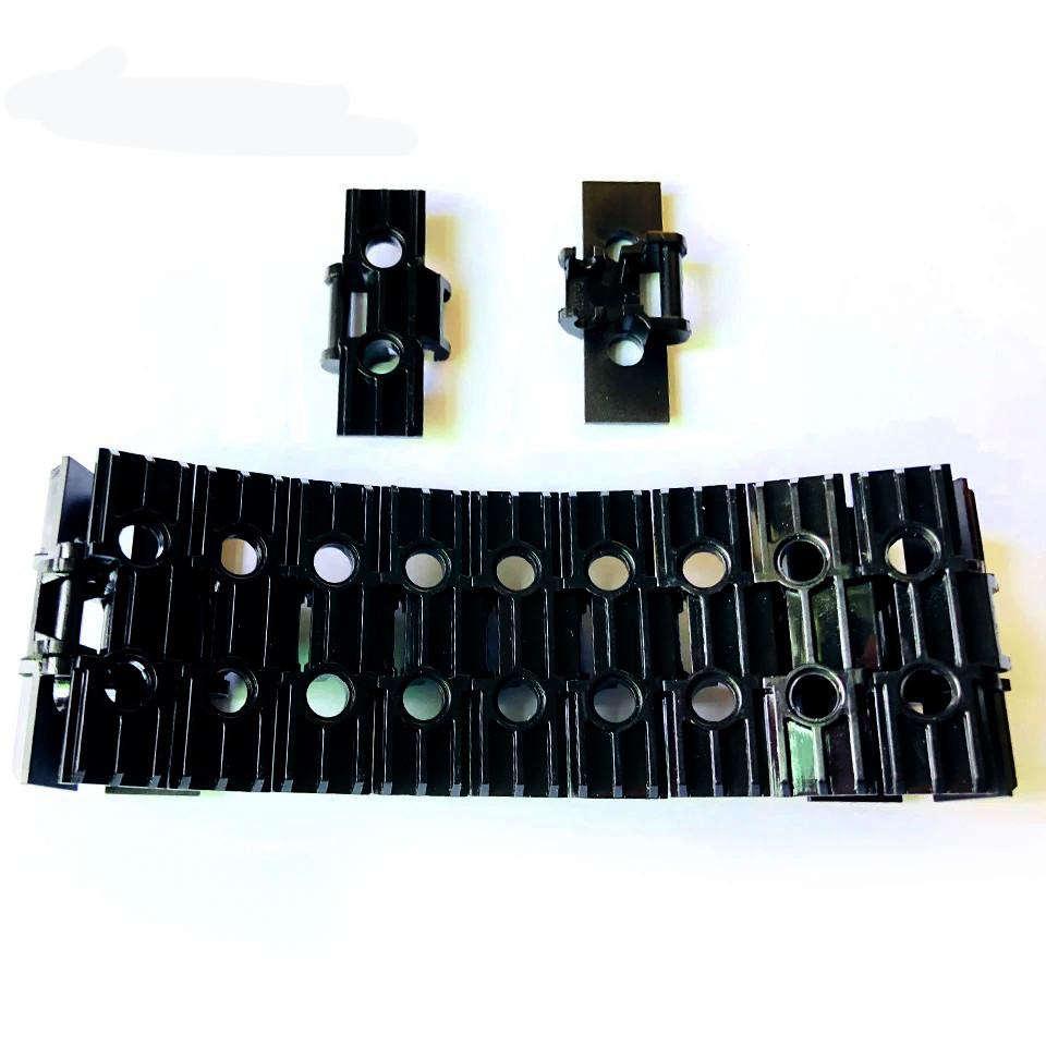 80pcs 57518 Building Blocks Part Large Size Tank Engineering Car Track 57518 Accessorie Birck Compatible Ev3 24375 DIY Brick Toys