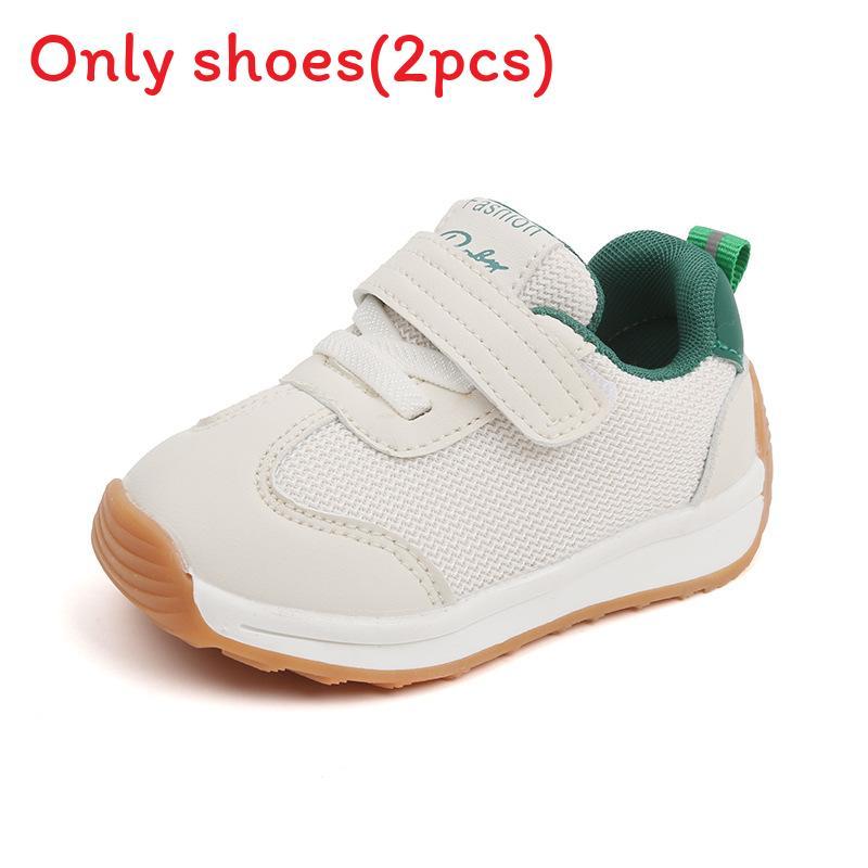 

Spring Autumn Toddler Breathable Velcro Non Slip Soft Sole Functional Shoes For Kids Green,15