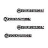 4/8Pcs Car Audio Speaker 3D Aluminum Badge Logo KL35 Stickers For VW GTl Golf Passat Polo Tiguan Arteon Touareg CC Taigo Caddy Jetta