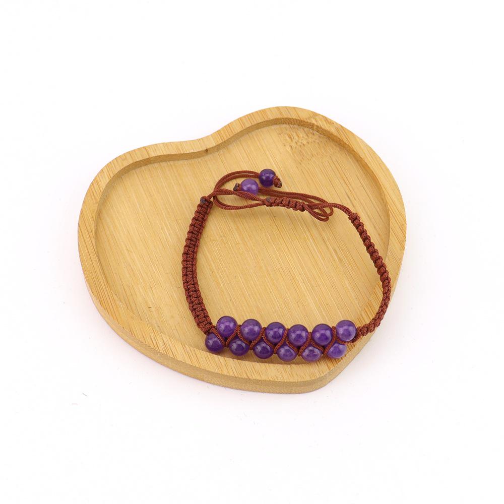 Korean Style Seven-Color Rainbow Unisex Adjustable Woven Bracelet