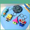 Adorable Spongebob Octopus Keychain Soft Rubber Bag Pendant Creative Charm