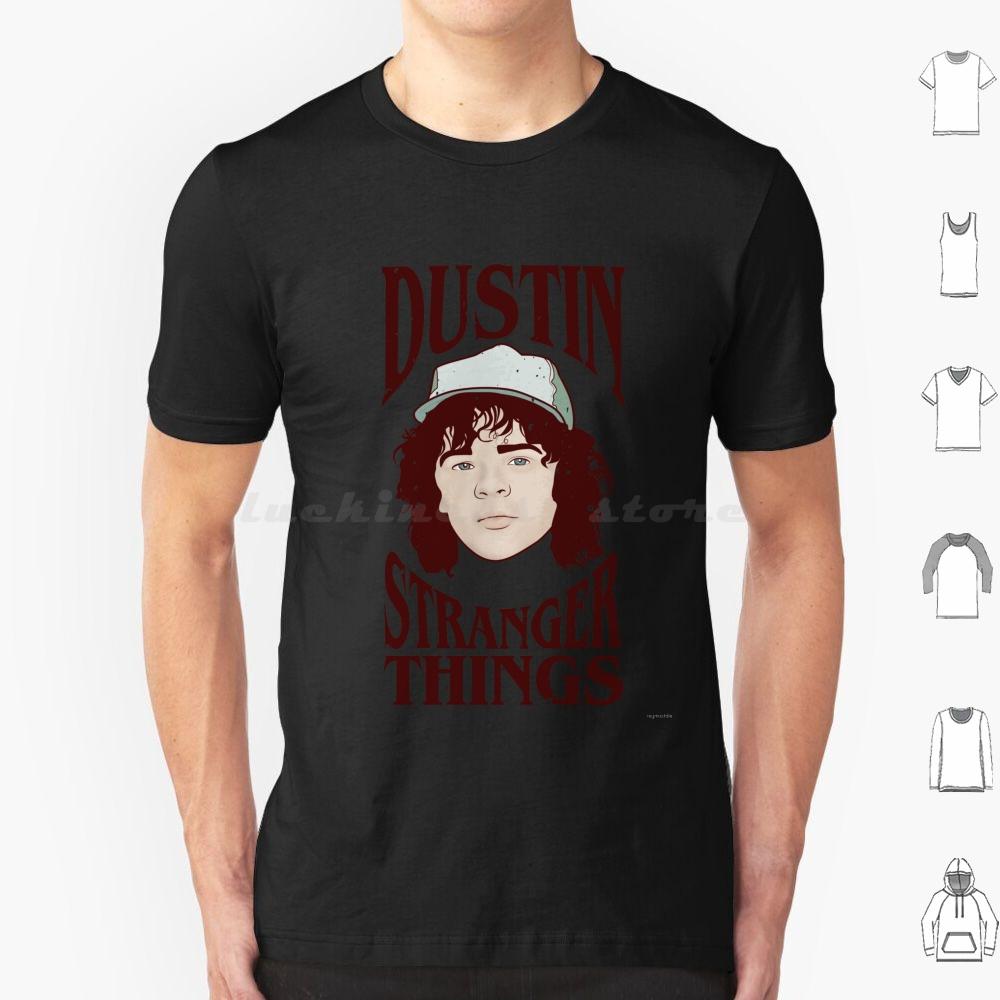 Dustin T Shirt 6xl Cotton Cool Tee Netflix Tv Shows Tv Series Mike Eleven Lucas Dustin Demodorgon Joyce Jim Nancy Jonathan