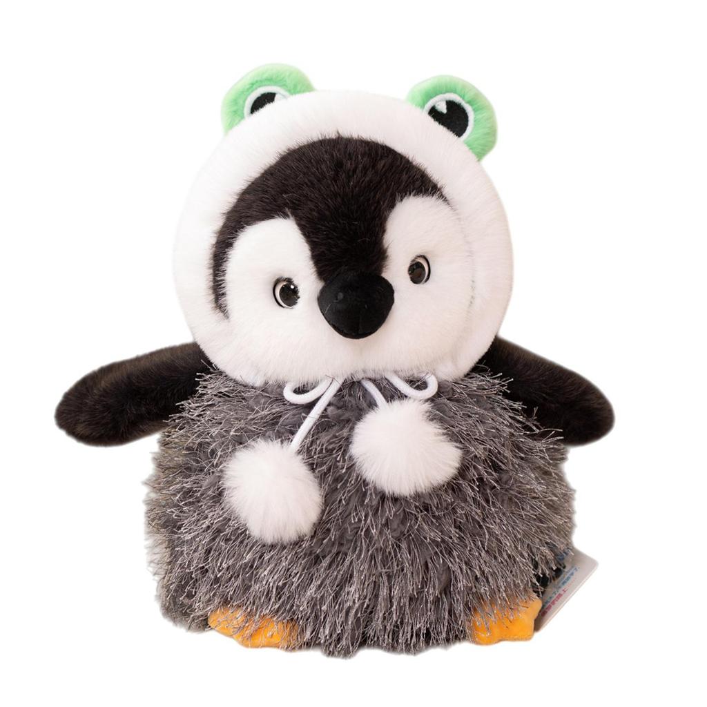Winter Cute Hooded Penguin Plush Scarf Toy for Girls - Perfect Birthday Gift
