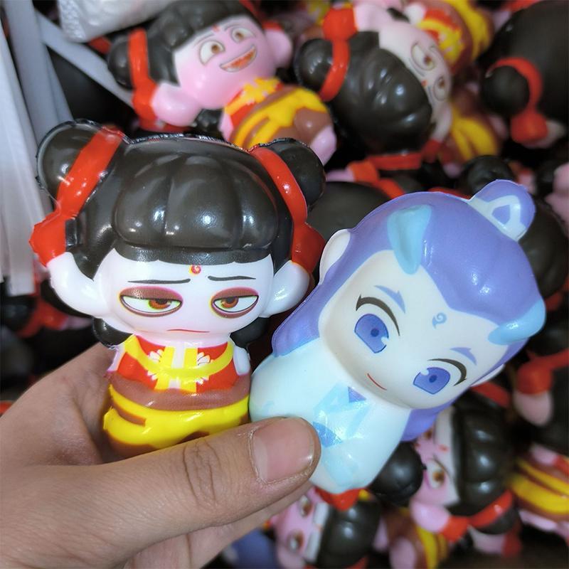 

1 Piece Nezha Aobing Model Soft Slow Rebound Doll Cartoon Children S Figure Toys Nezha 2 Decompression Toy Healing Gifts
