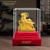Golden Sheep Feng Shui Figurine for Prosperity - Three Sheep Zodiac Wealth Attracting Gift