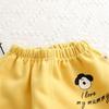 Spring Boys Stylish Two-Piece Outfit: Infant and Toddler Back Dog Design