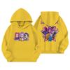 Children's Hooded Sweatshirt Wizard Sisters Cartoon Cute Print Winter Fashion Warm Sweatshirts