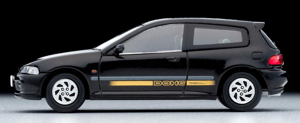 Tomica Limited Vintage Neo Scale Honda Civic Si 20th Anniversary Model 311942 1/64 LV-N48g (Black, Finished)