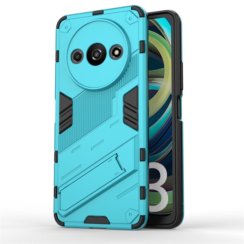 For Xiaomi Redmi A3 Case Xiaomi Redmi A3 Cover Armor PC Stand Holder Shockproof TPU Protective Phone Cover For Xiaomi Redmi A3