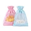 1/10PCS Washable Gift Drawstring Bags Cotton Linen Drawstring Gift Pouches  For Wedding Party