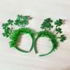 Christmas Party Headband Tinsel Three Leaves Hair Hoop for Adult Teens New Year