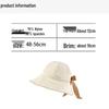 Women's Summer Sun Protection Bucket Hat