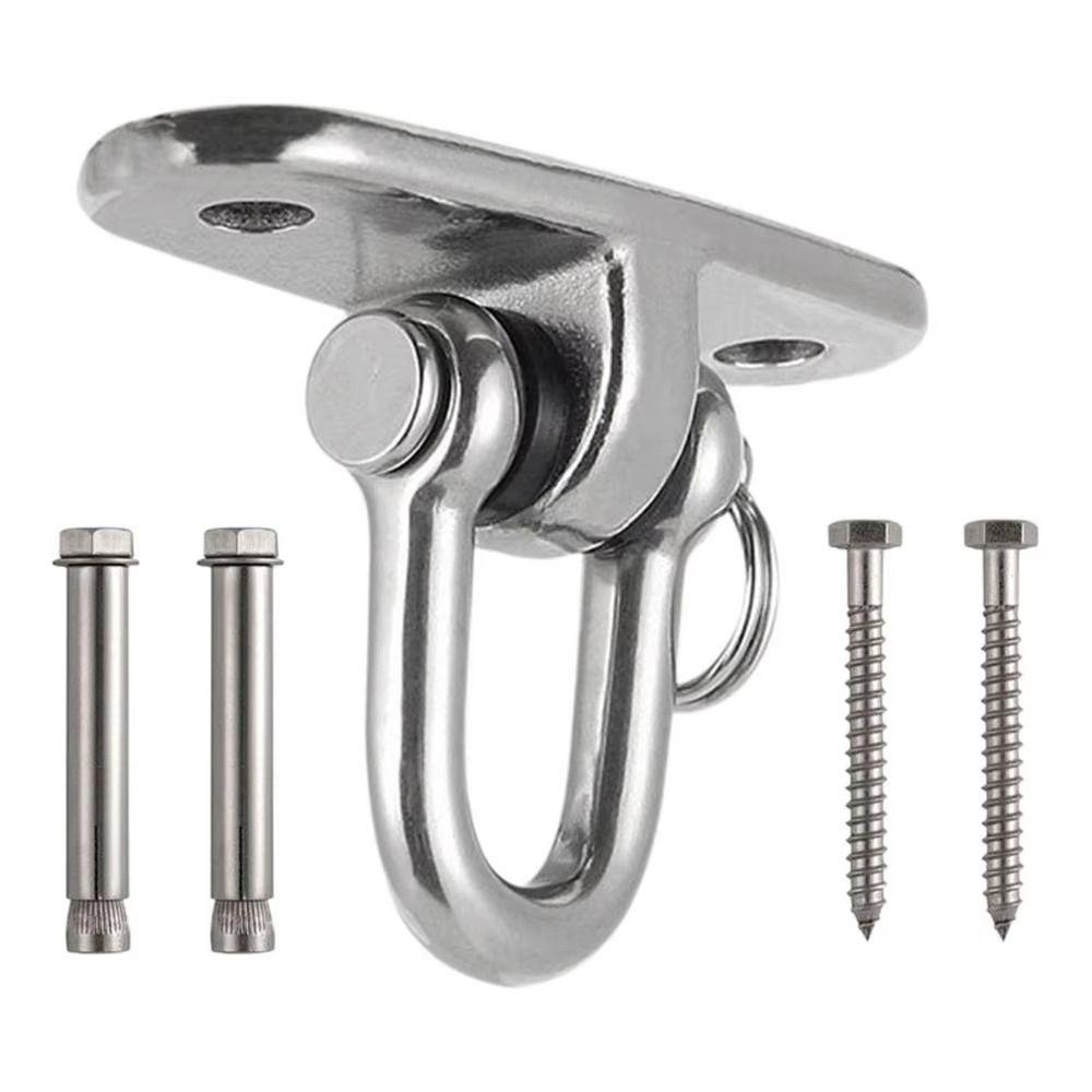 Hanging Brackets Hammock Chair Hooks 360 Rotating Swing Fixed Plate Swing Hangers Set  Concrete