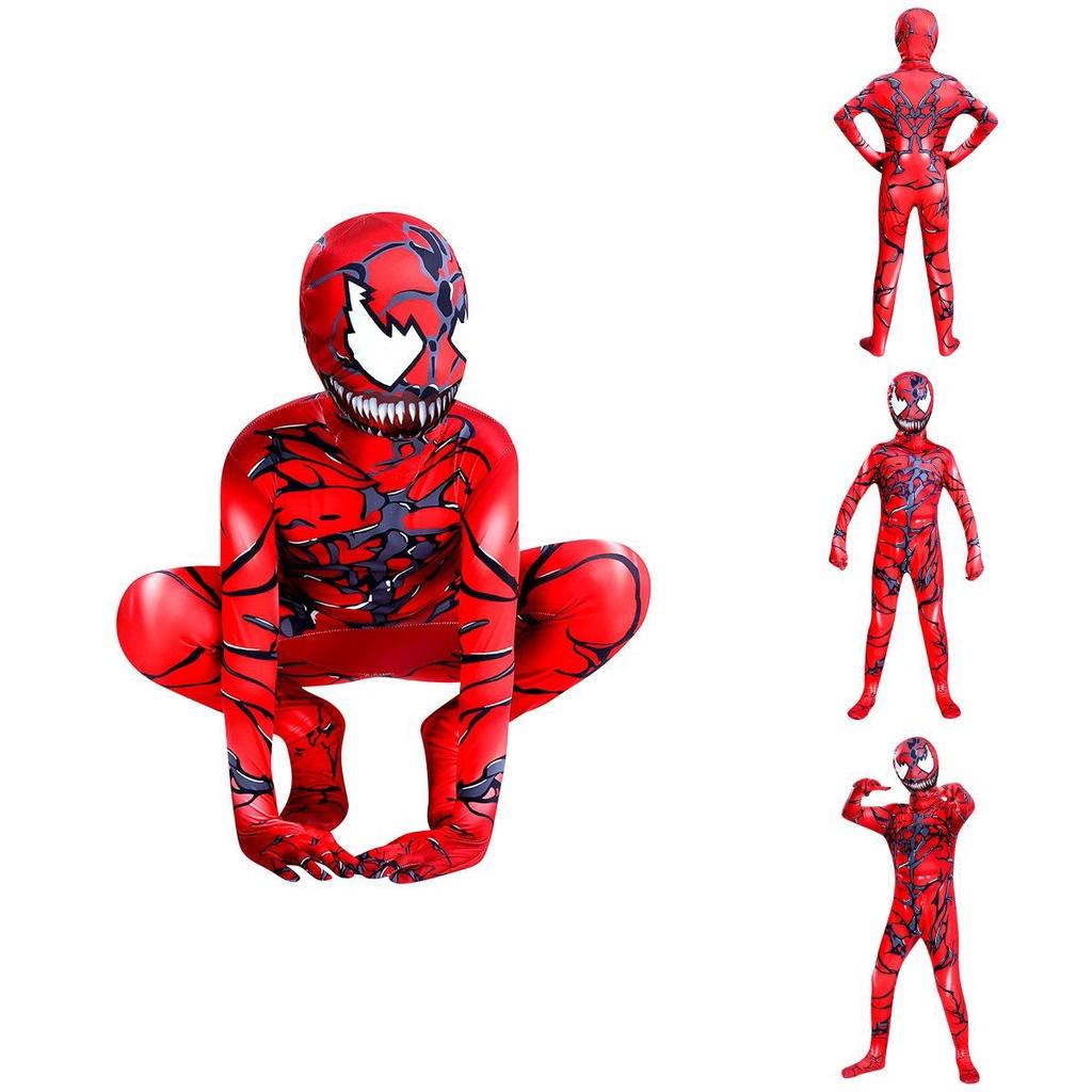 Kostým Black Venom pro dospělé a děti, halloweenský kostým pro fanoušky Spidermana