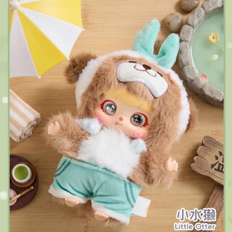 Kitten Holiday Hot Spring Series Plush Blind Box Mystery Surprise Cute Doll Pendant Soft Plush Toy Gift For Girls