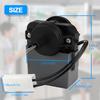 Replacement Freezer Cooling Fan Motor Noise Reduced Plastic Construction Corrosion Resistant Plastic Shell Design