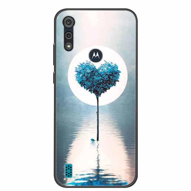 Phone Case for Motorola Moto E6i / E6s 2020 Shockproof Soft Silicone TPU Back Cover for Moto E6s 2020 E 6S 6i Cases Marble Print