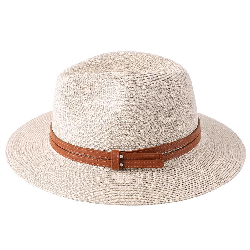 Sun Hat Women Cap Jazz Cap Summer Hat for Girl Beach Cap Grass Yarn Panama Hat Sun Hat Women Cap Jazz Cap Summer Hat for Girl Beach Cap Grass Yarn Panama Hat