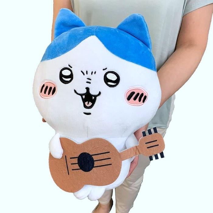 [Chiikawa] Hachiware Guitar Big Plush Toy Approximately 30cm