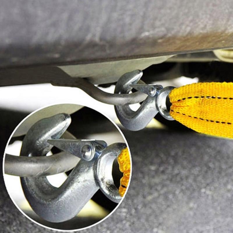 5 Ton 4 Meter Tow Rope For Truck Snatch- Strap Off-road Towing Ropes Trailer Winch Cable- Belt Car Traction-