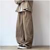 Unisex Relaxed Fit Cargo Pants With Pleated Detail Japanese Retro Style Lightweight Breathable Trousers Fall Outdoor