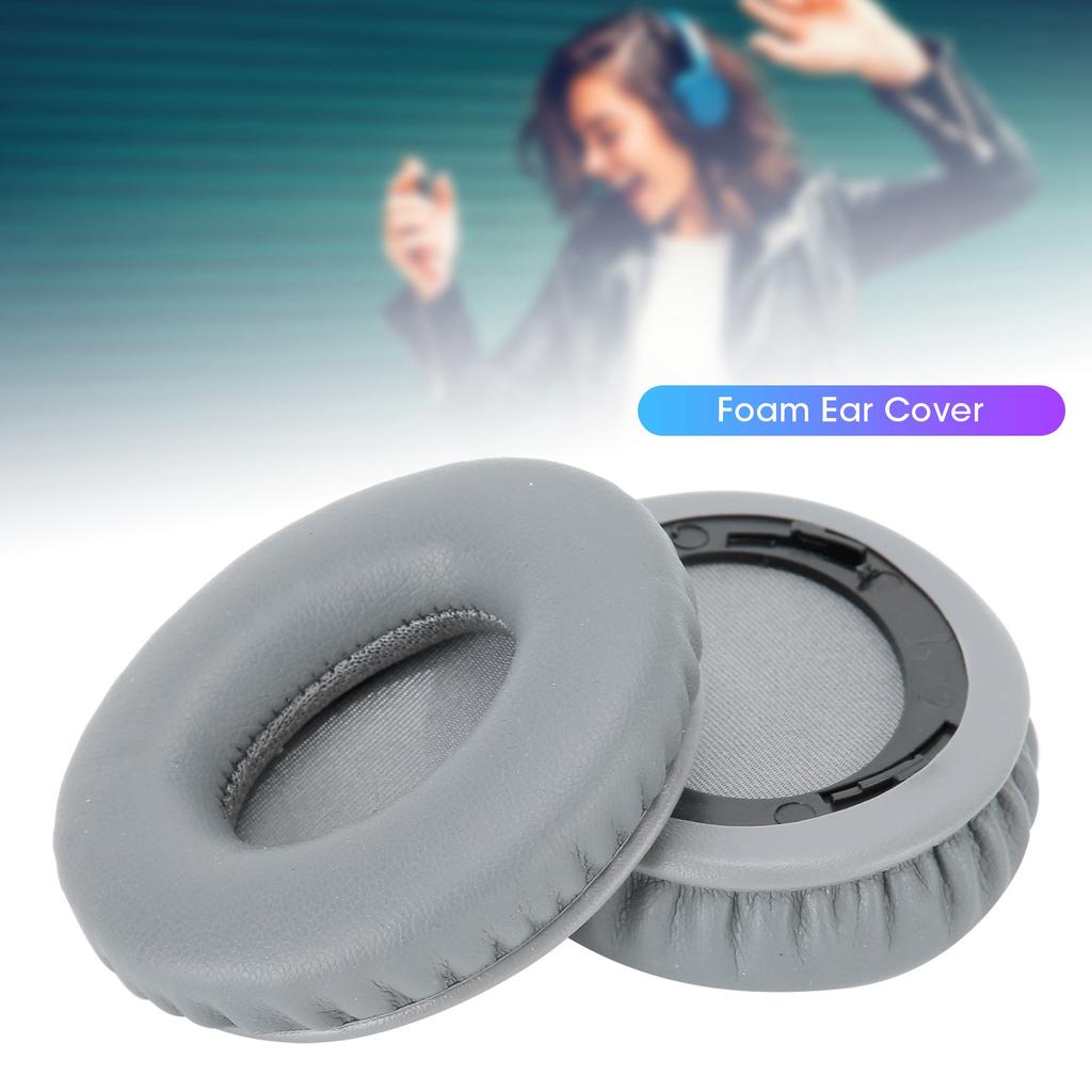 GSI‑39 Headphone Foam Ear Cushions Replacement Headset Soft Ear Pads Covers Gray