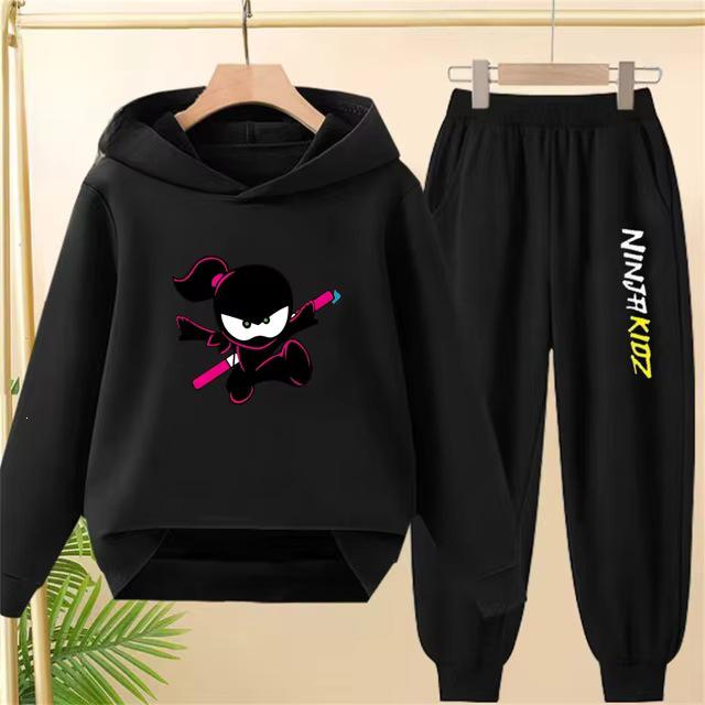 Kids Ninja Hoodie & Pants Set, 3-12 Years, Boys & Girls Casual Fashion