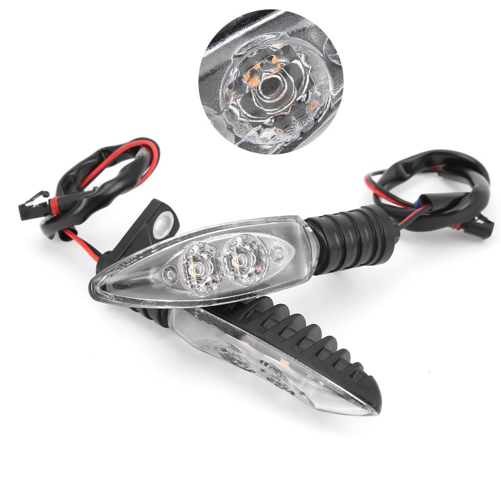 Pair Front Turn Signal Indicator LED Light 12V Replacement for S1000RR R1200GS F800GS