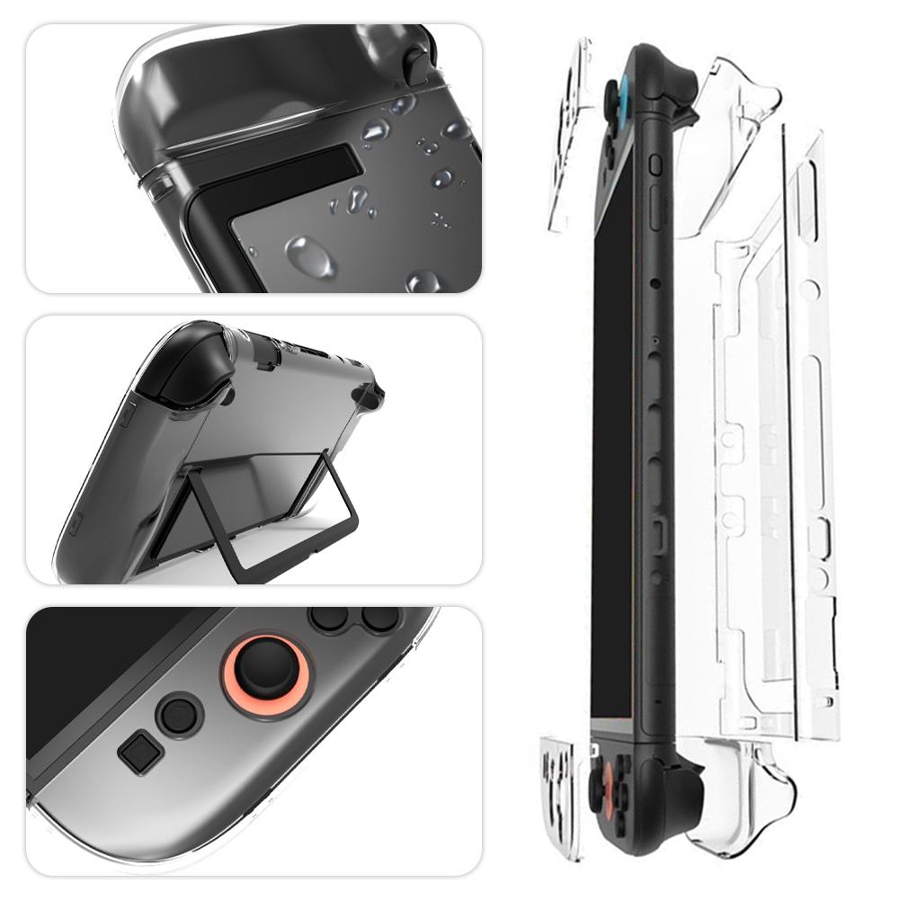 Transparent Replacement Housing For Nintendo 2 Game Console Split Protective Case Controller Housing Shell for Switch 2