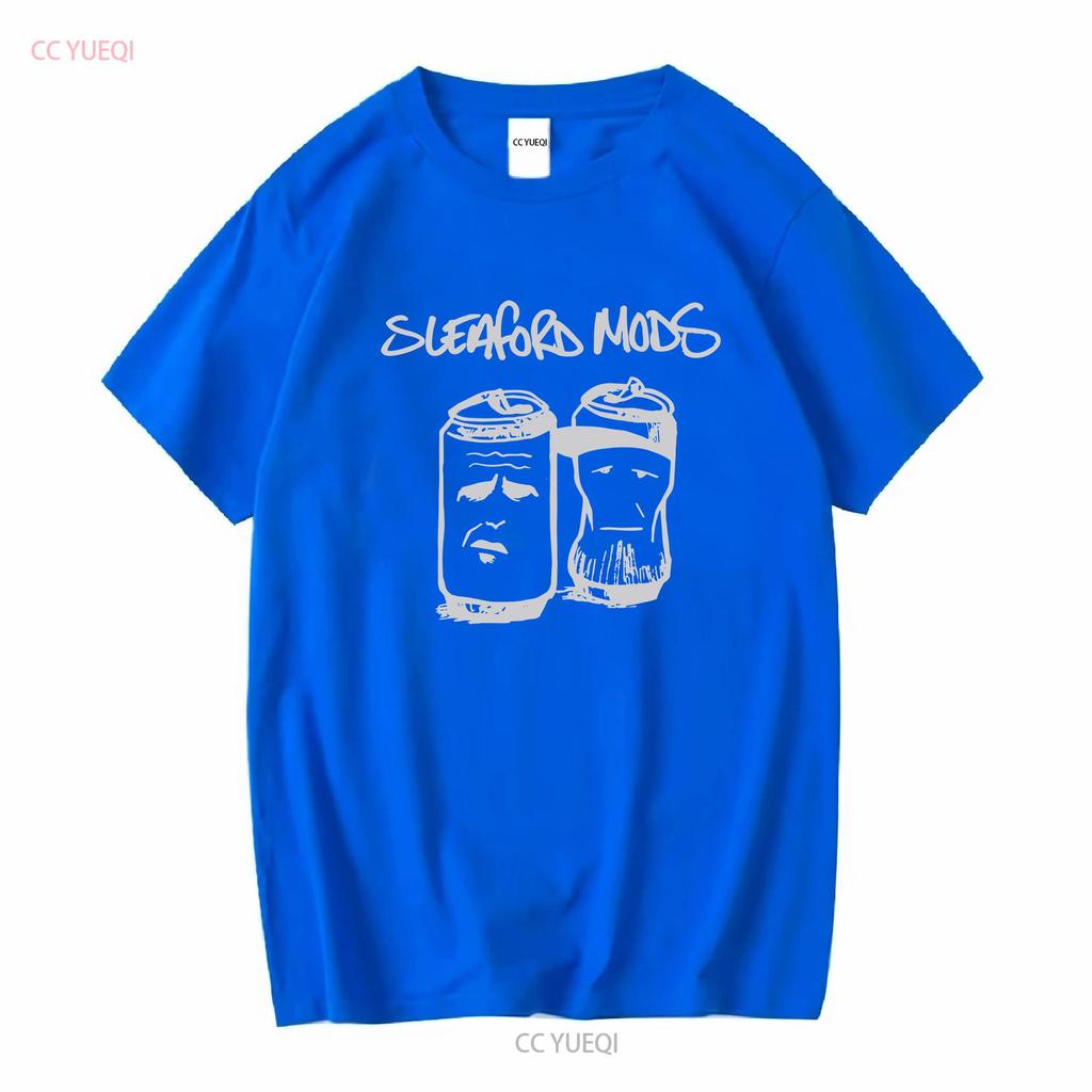 Sleaford Mods T Shirt English Post Punk Music Duo Electro Jason Williamson Andrew Fearn Black White long or short sleeves