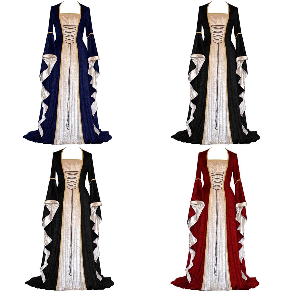 Stupendo Abito Gotico Vittoriano Vintage Perfetto Per Feste Medievali Ed Eventi Cosplay