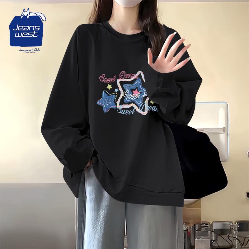 JEANSWEST CLUB Casual Long-Sleeve Tee S