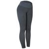 Pfirsichfarbene Po-Liftende High-Waist Waben-Yogahose für Damen