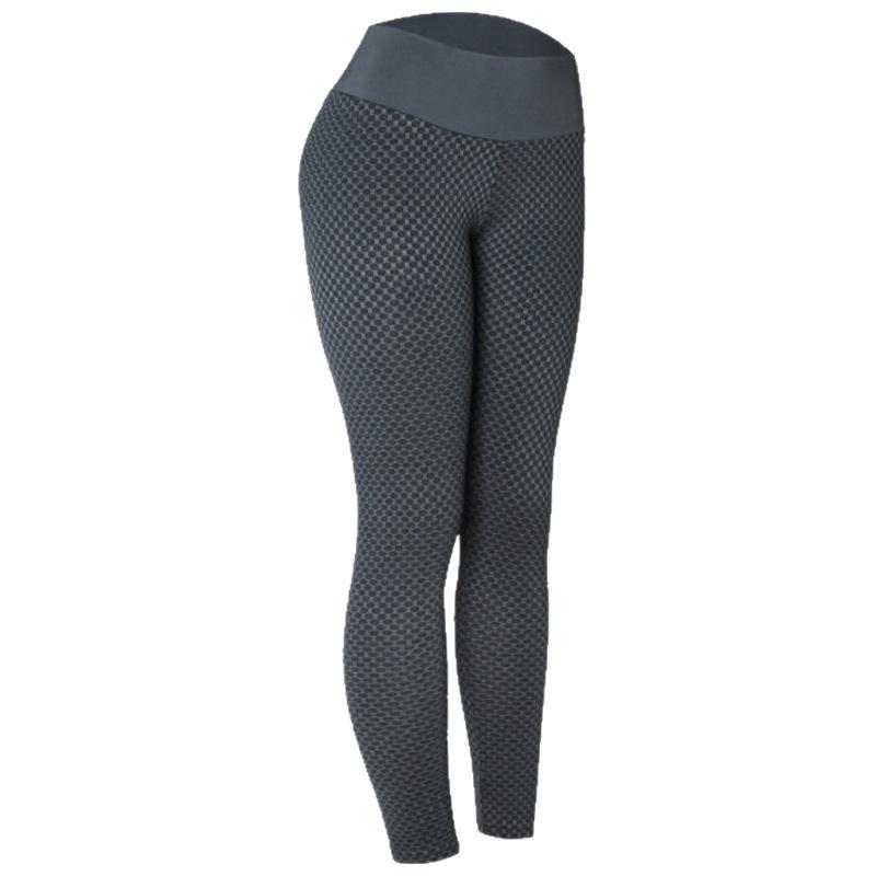 Peach Bubble Butt-Lifting High Waist Honeycomb Yoga Pants for Women