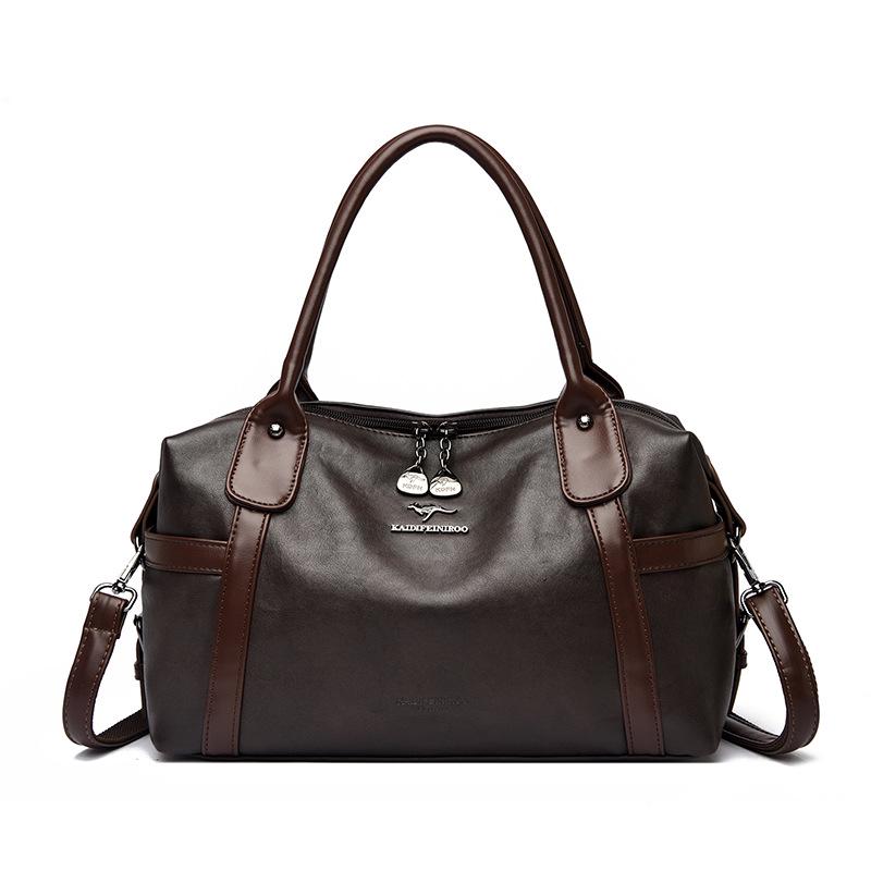 Women's Large Capacity College Business Trip Crossbody Bag - High-Quality Texture, Single Shoulder & Handheld Travel Bag