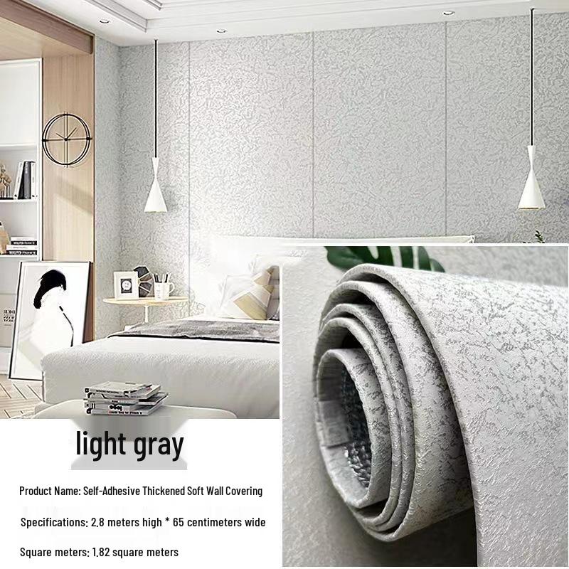 Thickened Self-Adhesive Diatom Mud Wall Sticker for Bedroom & Living Room