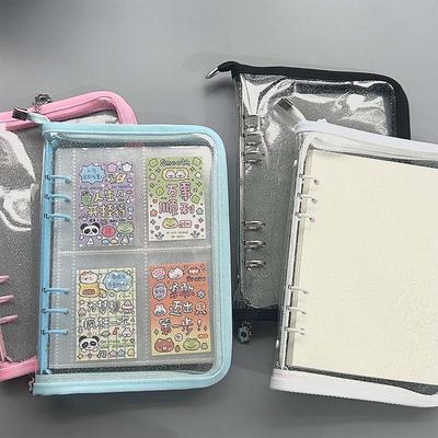 Fashion Storage Book A5 Hand Account Sticker Cut Film Loose-leaf Material Collection Book Loose-leaf Storage Book Photo