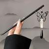 Chinese Ancient Style Hair Stick Metal Pendant Tassel Handmade Hair Chopstick Women Fringe Design Updo Hairstyle Accessory
