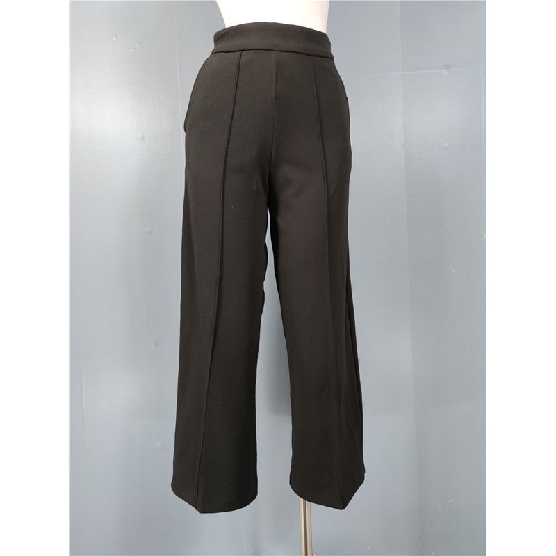 Gas Field High Waist Drooping Loose Suit Ruched Culottes