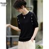 Women's Round Neck Knit T-Shirt