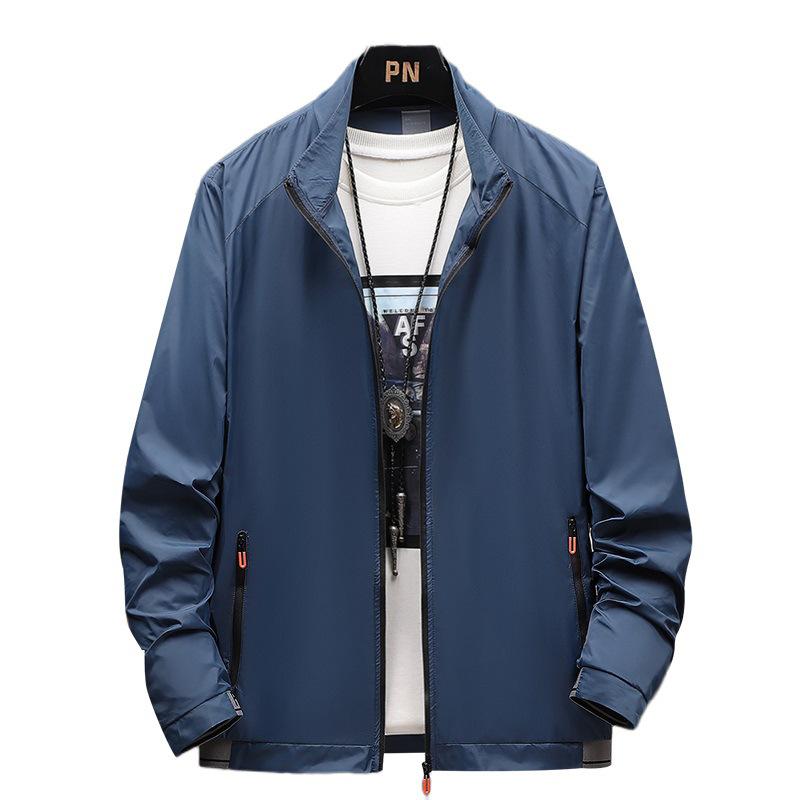 Sonnenschutzkleidung Herren Sommer Outdoor Herrenjacke Dünne Atmungsaktive Sonnenschutzkleidung