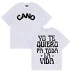 Cano Triana Yo Te Quiero Pa Toda La Vida Tour Merch T-Shirts Herren Damen Harajuku Mode Hochwertiges Baumwoll-T-Shirt Sommer Tops