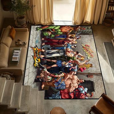 Spiel S-Street Fighter kleiner Teppich Nachttisch Küche Bad Wohnen Haus Schlafzimmer Bodenmatte Fußmatte Großer Teppich Teppich Dekoration