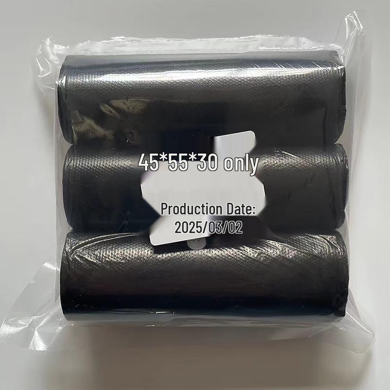 Homeglen 45x55cm Dicke Schwarze Müllbeutel, 270 Stück