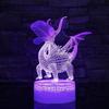 Anime Cartoon Character LED Night Light with Remote Control for Decorative Projection and Bedside Ambiance, Perfect Birthday Gift.