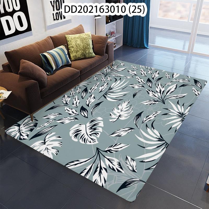 Green Plant Leaves Kids Room Rug Doormat Prayer Mat Hallway Carpet Carpet In The Bedroom Kitchen Mat Alfombra Tapete