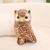 Cartoon Simulation Owl Plush Toys Sofa Car Plush Decoration Cute Owl Miniatures Cartoon Mini Owl Ornaments Outdoor
