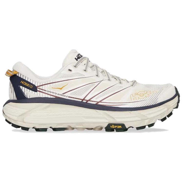 HOKA Mafate Speed 2 Alabaster Oat Milk Unisex Tenisky Krémové 1126851-ALK