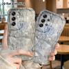 Phone Case: 2D Flat Samsung Galaxy A34 A35 M05 M06 S20 S22 S21 FE Plus 5G Protective Case, Frosted White Rose, Christmas and Halloween Gift