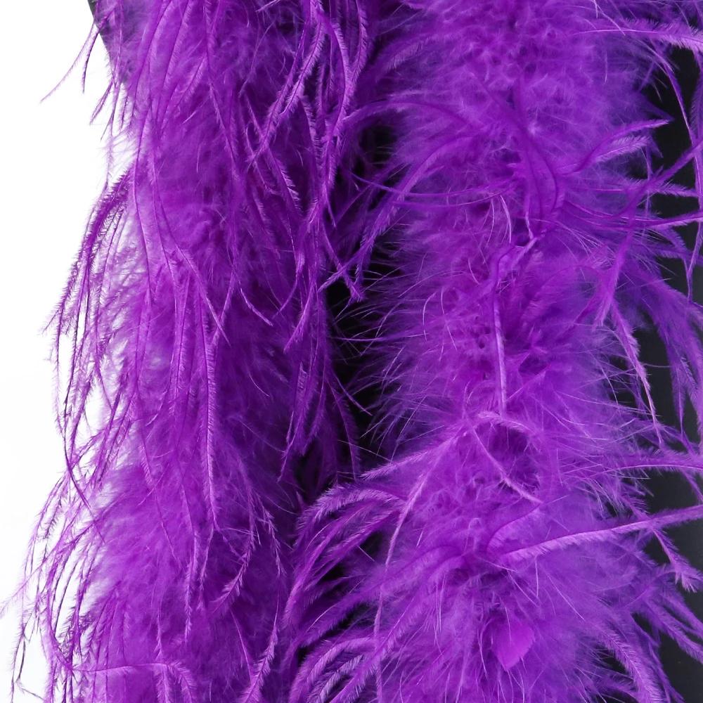 DIY 2 6 10 20 30ply Ostrich Feather Boa for Party/Costume/Shawl/Craft 50CM Ostrich Feathers Trim Costume Feather Top Dress Skirt